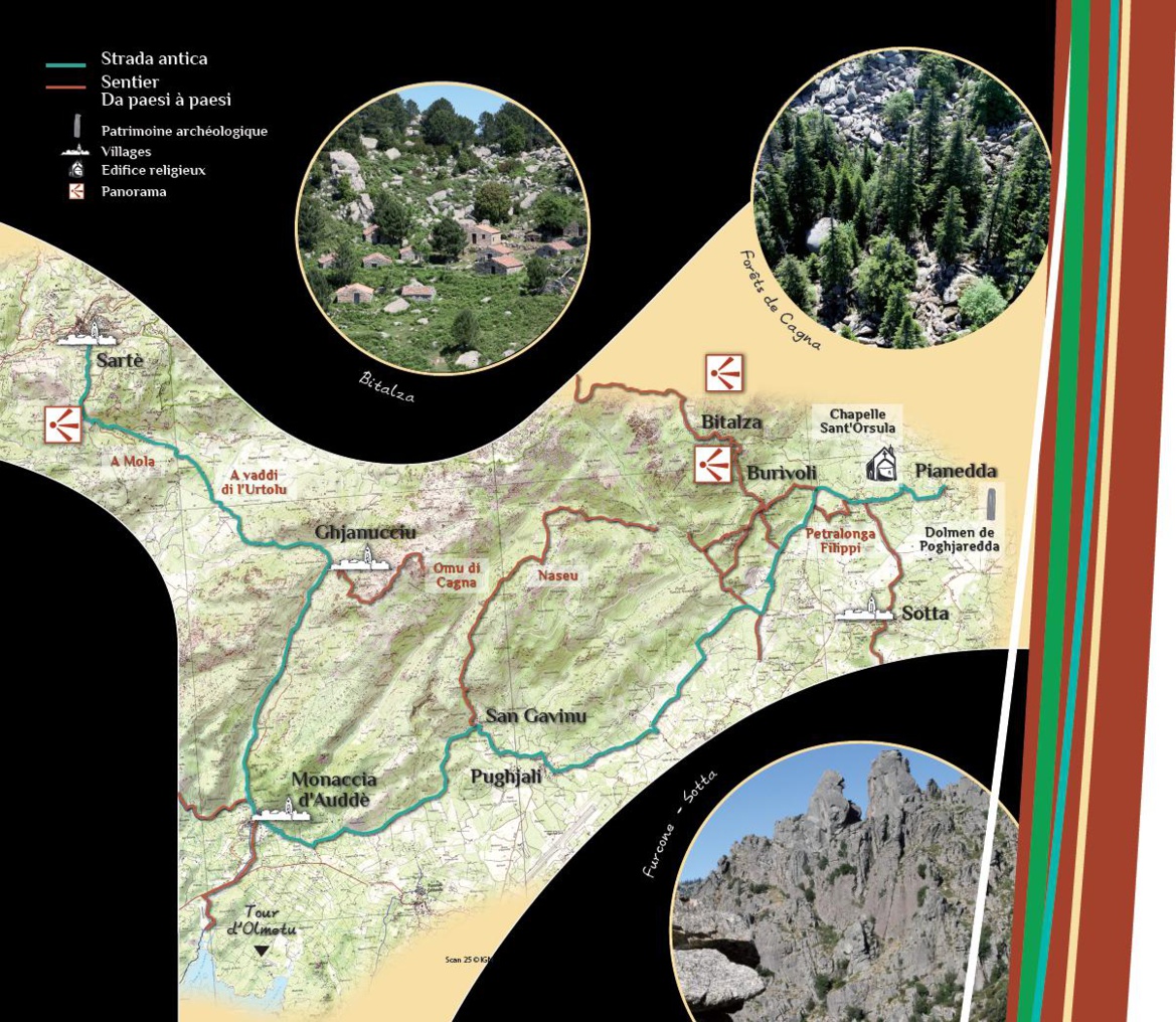 Strada Antica Da Porti Vechju à Sartè - Porti Vechju/Sartè