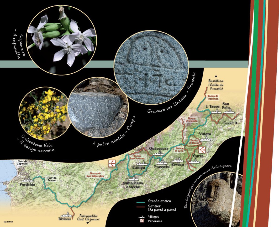 Strada Antica Da l'Urnanu à l'Altu Tàravu - Purtichju/U Tassu Strada Antica Da l'Urnanu à l'Altu Tàravu - Purtichju/U Tassu