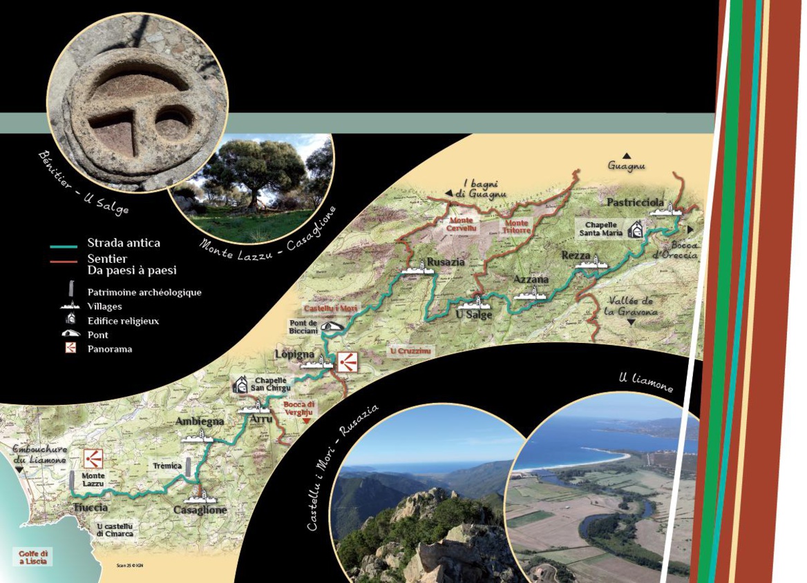 Strada Antica Da a Cinarca à u Cruzinu - Casaglione / Pastricciola Strada Antica Da a Cinarca à u Cruzinu - Casaglione / Pastricciola