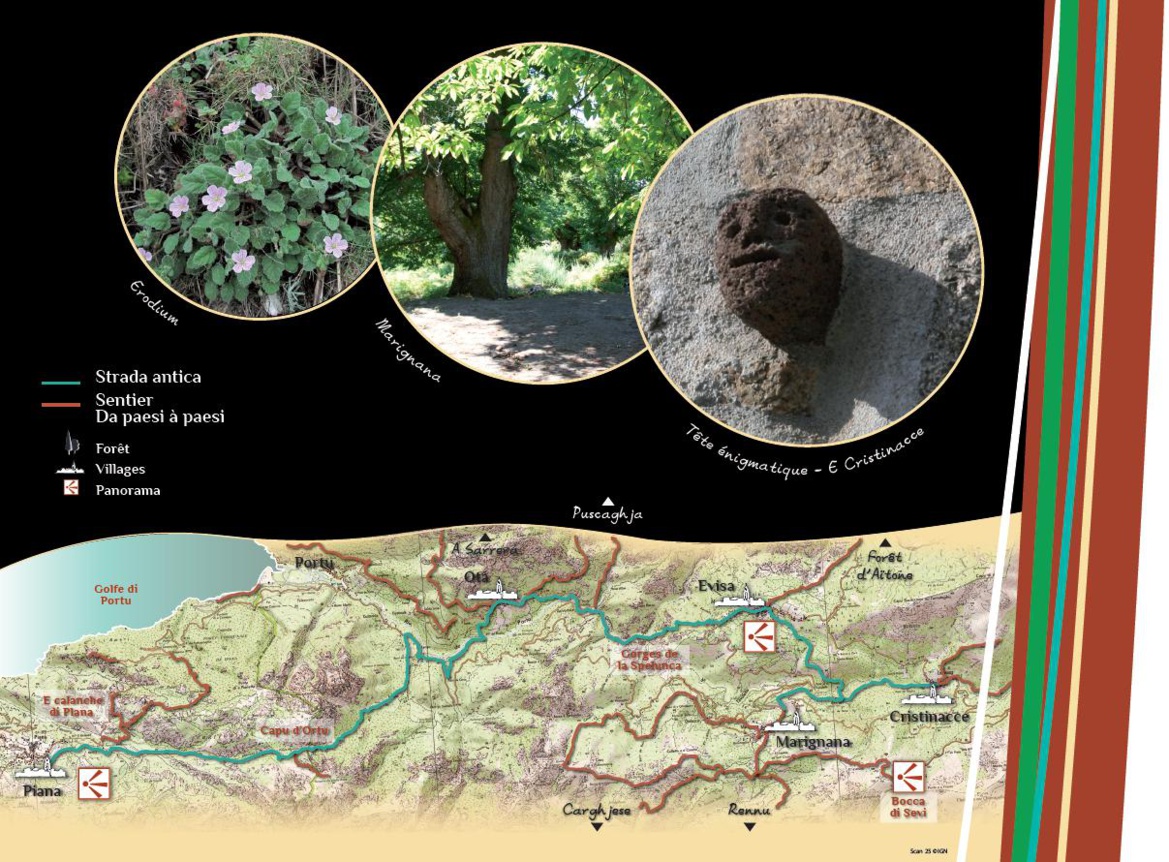 Strada Antica Di Petra è di Legnu - Piana / Marignana Strada Antica Di Petra è di Legnu - Piana / Marignana